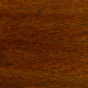 Stain and Finish wood swatch in Backroad Brown, warm reddish-brown tone with visible natural wood grain.