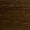 Stain and Finish wood swatch in Dark Roast, deep brown tone with subtle wood grain texture