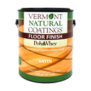 Vermont Natural Coatings PolyWhey floor finish can on a white background