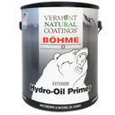 Vermont Natural Coatings Böhme exterior hydro-oil primer can with bear illustration on a white background