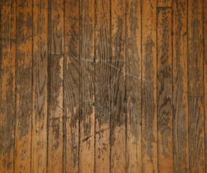 scratched wood floor